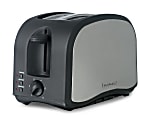 Continental Platinum 2 Slice Toaster, Black