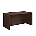 Sauder® Affirm 54"W Bow-Front Computer Desk, 54"W, Noble Elm