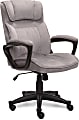 Serta® Style Hannah I High-Back Office Chair, Microfiber, Comfort Light Gray/Black