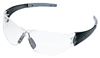 CK2 Series Safety Glasses, Clear Lens, Polycarbonate, Smoke Frame