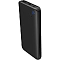 Supersonic 12,000 mAh Qi Wireless Powerbank with Suction Cups - For Smartphone, Tablet PC - Lithium Polymer (Li-Polymer) - 12000 mAh - 3.10 A - 5 V DC, 9 V DC, 12 V DC Output - 5 V DC, 9 V DC Input - 2 x USB - Black