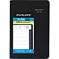 AT-A-GLANCE® Academic 2025-2026 Daily Appointment Book Planner, Black, Small, 5" x 8" 1 thumbnail image