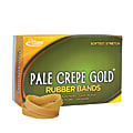 Alliance Rubber Pale Crepe Gold® Rubber Bands, #82, 2 1/2" x 1/2", 1 Lb, Box Of 320 1 thumbnail image