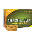 Alliance Rubber Pale Crepe Gold® Rubber Bands, #84, 3 1/2" x 1/2", 1 Lb, Box Of 240