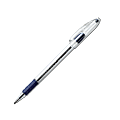 Pentel® R.S.V.P.® Ballpoint Pens, Fine Point, 0.7 mm, Clear Barrel, Blue Ink, Pack of12 1 thumbnail image