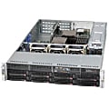Supermicro SuperChassis SC825TQ-R500WB System Cabinet - Rack-mountable - Black - 2U - 11 x Bay - 3 x Fan(s) Installed - 2 x 500 W - EATX Motherboard Supported - 52 lb - 3 x Fan(s) Supported - 1 x External 5.25" Bay - 8 x External 3.5" Bay
