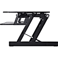 Lorell™ Adjustable Desk Riser Plus, 34-1/2 "W x 27"D, Black 1 thumbnail image