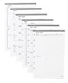 TUL® Discbound Refills, Work Inserts, Junior Size, 100 Pages (50 Sheets), White 1 thumbnail image