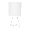 Simple Designs Down To The Wire Table Lamp, 13-1/2"H, White