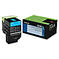 Lexmark™ 70C1XC0 Cyan High Yield Toner Cartridge 1 thumbnail image