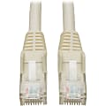 Eaton Tripp Lite Series Cat6 Gigabit Snagless Molded (UTP) Ethernet Cable (RJ45 M/M), PoE, White, 25 ft. (7.62 m) - N201025WH 1 thumbnail image
