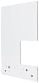 Deflect-O Acrylic Mounting Barriers, 31-3/4"H x 23-3/4"W x 3/16"D, Clear, Set Of 2 Barriers 1 thumbnail image