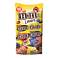 M&M's® Chocolate Candies Lovers Variety Pack, 2.07 Lb, Bag Of 60 Pieces
