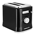 Calphalon Precision Control 2-Slice Extra-Wide Slot Toaster With 6 Shade Settings, Matte Black