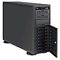 Supermicro SuperChasis 743TQ-1200B System Cabinet - Black - 4U - 11 x Bay - 6 x Fan(s) Installed - 1200 W - EATX Motherboard Supported - 6 x Fan(s) Supported - 3 x External 5.25" Bay - 8 x Internal 3.5" Bay - 7x Slot(s) - 2 x USB(s) 1 thumbnail image