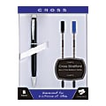 Cross® Stratford Ballpoint Pen, Medium Point, 1.0 mm, Black Barrel, Black Ink 1 thumbnail image