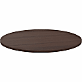 Lorell® Laminate Round Conference Tabletop, 48", Espresso