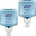 Purell® ES6 Professional Mild Foam Hand Soap Refills, Naturally Cleam Scent, 40.5 Oz., Pack Of 2 Bottles