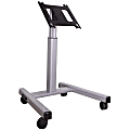Chief PFC-US Universal Flat-Panel Display Mobile Cart, 80.6"H x 31.1"W x 32"D, Silver 1 thumbnail image