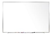Ghent Magnetic Porcelain Dry-Erase Whiteboard, 48" x 96", Aluminum Frame With Silver Finish