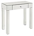 Ave Six Reflections Table, Foyer, Rectangular, Silver Mirror