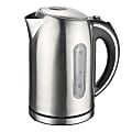 MegaChef 1.7-Liter Stainless Steel Electric Tea Kettle, Silver 1 thumbnail image