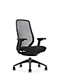 WorkPro® 6000 Series Multifunction Ergonomic Mesh/Fabric High-Back Executive Chair, Black Frame/Black Seat, BIFMA Compliant 1 thumbnail image