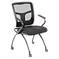 Lorell® Guest Chairs, Black/Black, 2/Carton 1 thumbnail image