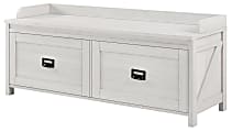 Ameriwood™ Home Farmington Entryway Storage Bench, 2 Drawers, Ivory Pine 1 thumbnail image