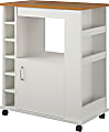 Ameriwood™ Home Williams Kitchen Cart, 35-1/8”H x 29-5/8”W x 17-1/4”D, White 1 thumbnail image
