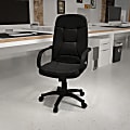 Flash Furniture Glove Vinyl High-Back Swivel Chair, Black 1 thumbnail image