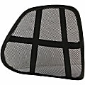 Lorell® Ergo Lumbar Back Support, Mesh, Black 1 thumbnail image