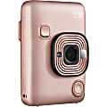 instax mini LiPlay Instant Digital Camera - Blush Gold - 1.5" Sensor - Autofocus - 2.7"LCD - 2560 x 1920 Image 1 thumbnail image