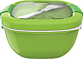 Bentgo Salad Lunch Container, 4" x 7-1/4", Green 1 thumbnail image