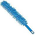 Gritt Commercial Flexible Wand Duster With Microfiber And Chenille Sleeve, 22", Blue 1 thumbnail image