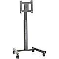 Chief PFC-UB Universal Flat-Panel Display Mobile Cart, 80.6"H x 31.1"W x 32"D, Black