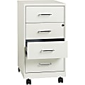 LYS Mobile Storage Cabinet - 14.3"x 18" Depth x 26.5" - 4x Drawer(s)  - VF418DMWE 1 thumbnail image