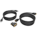 Eaton Tripp Lite Series HDMI/DVI/USB KVM Cable Kit, 10 ft. (3.05 m) - USB 2.0, 4K 60Hz - Black 1 thumbnail image
