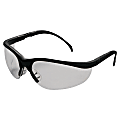 Klondike Protective Eyewear, Clear Lens, Polycarbonate, Anti-Fog, Black Frame