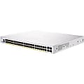 Cisco 350 CBS350-48FP-4G Ethernet Switch - 52 Ports - Manageable - 2 Layer Supported - Modular - 4 SFP Slots - 74.03 W Power Consumption - 740 W PoE Budget - Optical Fiber, Twisted Pair - PoE Ports - Rack-mountable - Lifetime Limited Warranty 1 thumbnail image