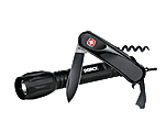 Wenger® Swiss Army Knife EvoGrip 63 Blackout And Dorcy LED Flashlight Combo Set, Black 1 thumbnail image