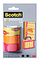 Scotch® Expressions Tape, 3/4" x 300", Orange/Pink/Sherbert, Pack Of 3