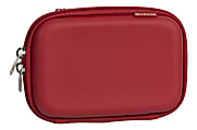 Rivacase 9101 Universal Hard Drive/GPS Case, 3-7/8"H x 5-13/16"W x 1-5/8"D, Red