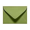 LUX Mini Envelopes, #17, Gummed Seal, Avocado Green, Pack Of 250