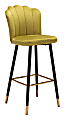 Zuo Modern Zinclair Bar Stool, Yellow 1 thumbnail image