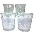Gibson Home Great Foundations 4-Piece Double Old Fashioned Glass Set, 13 Oz, Clear