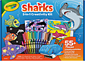 Crayola Shark 5-in-1 Art Kit, Shark Toys Alternative - 040760 1 thumbnail image