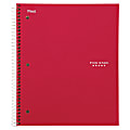 Five Star® Wirebound Notebook Plus Study App, 3 Subject, College Ruled, 8 1/2" x 11", Fire Red 1 thumbnail image