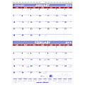 AT-A-GLANCE® 2-Month Wall Calendar, 22" x 29", Blue/Red, January to December 2018 (PM928-18) 1 thumbnail image