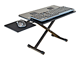 Uncaged Ergonomics KT3 Adjustable Height Tilt Computer Keyboard Stand. Ergonomic On Desk Stand Up Desktop Riser. Raise Keyboards To Standing Height 1 thumbnail image